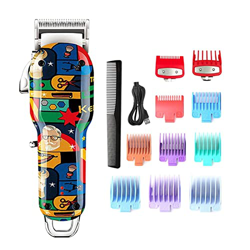 Cabello Clipper Trimmer de cabello Profesional Peinado Caballado Máquina de corte eléctrica Trimmer for hombres Inaldo USB Recargable Lcd Monitor equi en oferta