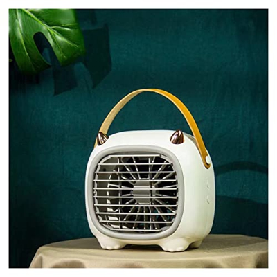 NXYJD Mini USB Ventilador de aire de aire portátil Ventilador de aire acondicionado Desktop Ventilador de enfriamiento de aire purificador (Color : A,