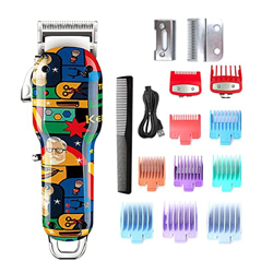 Cabello Clipper Trimmer de cabello Profesional Peinado Caballado Máquina de corte eléctrica Trimmer for hombres Inaldo USB Recargable Lcd Monitor equi precio