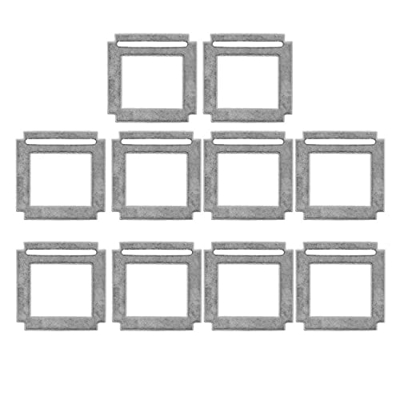 aspiradora de mano 10 Uds paños de mopas compatibles con Xiaomi H-UTT W66 limpiador de ventanas eléctrico Robot limpiador de ventanas Kit de repuestos