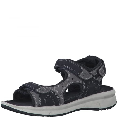 MARCO TOZZI señoras 2-2-28530-28 Sandalias, Mujer, Azul Marino, 37 EU