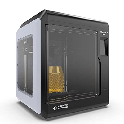 FLASHFORGE Impresora 3D Adventurer 4 Lite, placa de construcción de vidrio de nivelación automática, pantalla táctil de 4.3 pulgadas, filamento PLA de