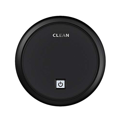 ing Robot Aspirador Hogar USB Carga Limpiar Robot Hogar Aspiradoras Lavadora de Pisos (Color : Black Without Brush)