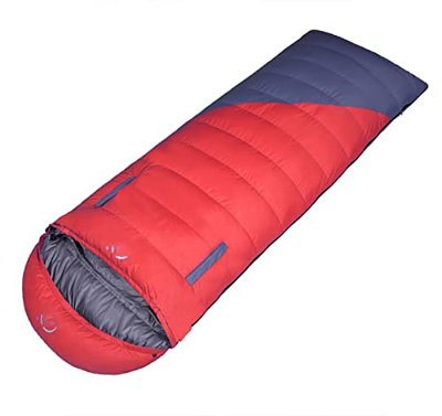 GX.KNIFE El Saco De Dormir Grueso para Adultos Al Aire Libre Puede Alcanzar Las Cuatro Estaciones Y Se Puede Empalmar con Doble Saco De Dormir,Rojo,10