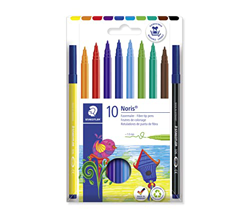 STAEDTLER Rotulador Noris 326 punta fibra caja 10 colores, 326 C10 ST en oferta