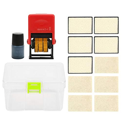 Impresora de mano, máquina de codificación de fecha ajustable, herramienta de producción de impresión Manual de plástico ABS, tipo D-4