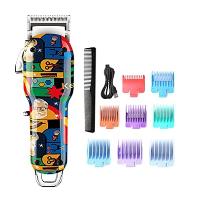 COKUERA Cabello Clipper Trimmer de Cabello Profesional Peinado Caballado Máquina de Corte eléctrica Trimmer for Hombres Inaldo USB Recargable LCD Moni