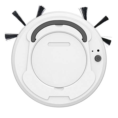 1200Pa Robot Aspirador Multifuncional 3-en-1 Auto Recargable Smart ing Robot Dry Wet ing Aspirador Hogar (Color : White)