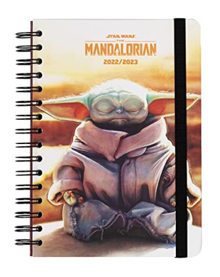 Agenda 2022 2023 Star Wars The Mandalorian - Agenda A5 - Agenda escolar 2022 2023 semana vista-Vuelta al cole material escolar - Agenda The Mandaloria