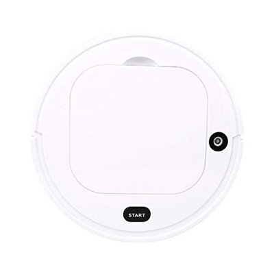 Robot Aspirador 4-en-1 Auto Recargable Smart ing Robot Dry Wet ing Aspirador Desinfección Hogar (Color : White)