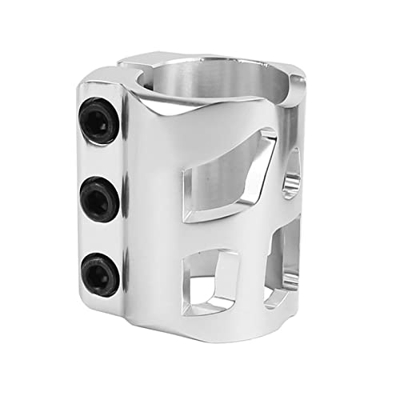 Genggeng SCS 4 Pernos Pro Stunt Scooter Abrazadera Aluminio Negro HIC Kick Scooter Piezas reemplazo Manillar Accesorios for Scooter (Color : H2 Silver