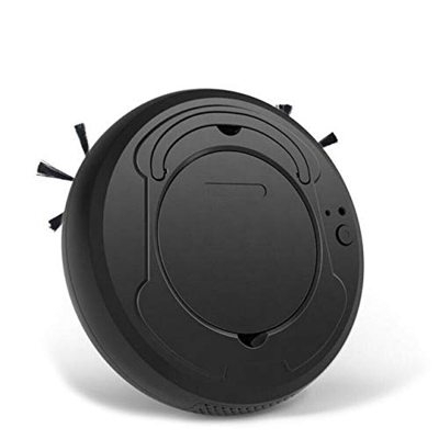 Smart ing Robot Aspirador Floor Edge Dust Clean Succión automática (Color : Black)