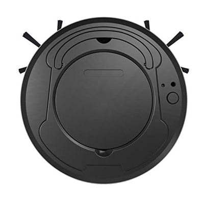 Aspirador 1200Pa Smart ing Robot Detección automática Limpieza del hogar Robot de trapeador Multifuncional (Color : Black)