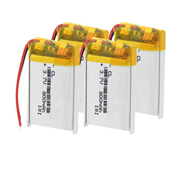 NOOPIOR 3.7v 800mah Batería, Recargable para Mp3 GPS Auricular DVD PDA Lámpara Led Cámara Pos Máquina Bluetooth Micrófono luz interfono portátil Instr en oferta