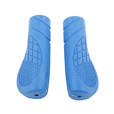 Genggeng Compatible con KuGoo M4, Manillar de Patinete eléctrico, piñón Fijo, patineta de Goma Antideslizante, Accesorio de Repuesto (Color : Blue)
