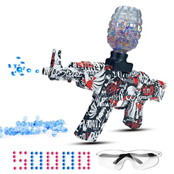 SZJYMY Eléctrico con Bola de Gel Blaster- AK-47 Full Auto Splatter Ball Blaster con 40000 Cuentas de Agua Recargables Alimentado por batería- para Act precio