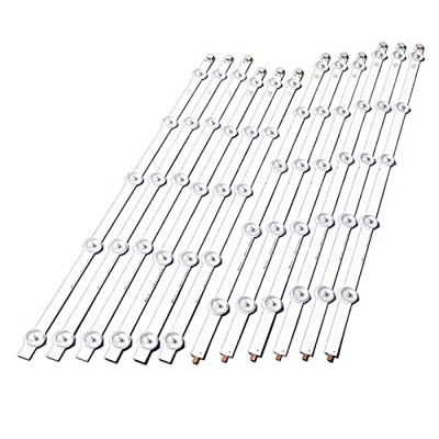 UVWP 12pcs LED for TV Lámpara de retroiluminación Tira de lámpara 50 pulgadas TV 50LN5400 50LA620V 50LN5710 6916L-1276A 6916L-1273A 6916L-1272A 6916L-