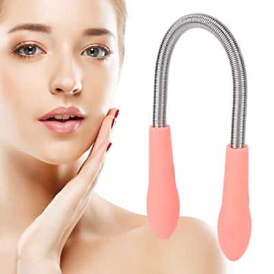 Spring Facial Hair Remover,ANGGREK Threading Epilator Mujeres Spring Threading Epilator Face Hair Threading Epilator para Face Lip Hair Removal