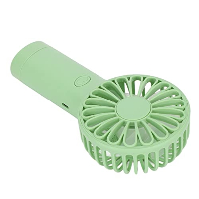 Mini Fan Green Hand Fan Peso Ligero Efectivo para Agentes de Viajes