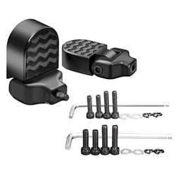 Benkeg Pedales Traseros de Bicicleta,1 par de Pedales Traseros para Bicicleta, reposapiés para Bicicleta eléctrica, Pedales Traseros para Bicicletas d características