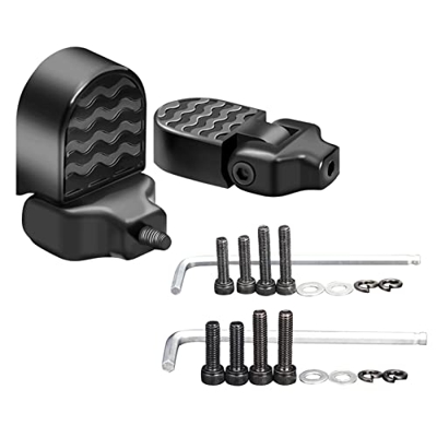 Benkeg Pedales Traseros de Bicicleta,1 par de Pedales Traseros para Bicicleta, reposapiés para Bicicleta eléctrica, Pedales Traseros para Bicicletas d