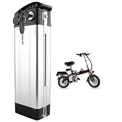 WILLQ Batería de Bicicleta eléctrica 24V 25Ah Paquete de batería de Iones de Litio 36V 20Ah batería de Bicicleta eléctrica 48V 15Ah con Cargador para 