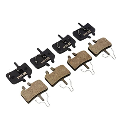 JUATIE 4 Pares de Pastillas de Freno de de Bicicleta para HFX-, HFX-9, MX1 Caliper, Sport Class, Resina