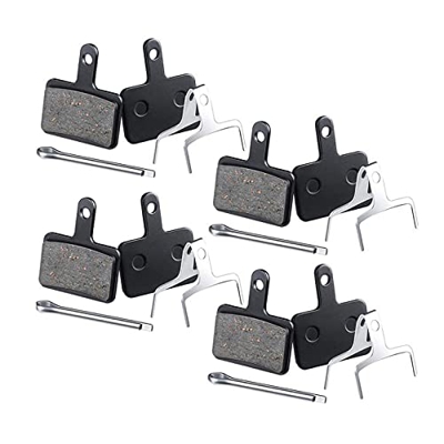 Gkhowiu 4 Pares de Pastillas de Freno de Bicicleta para Deore Br-M575 M525 T675 M495 M475 M465 M446 M375 C601 C501S, Etc.