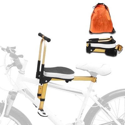 FAJIA Mountain Bike Asiento de Seguridad para niños Asiento de Ciclismo Acolchado para niños Asiento de Bicicleta para niños montado en la Parte Delan