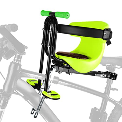 FAJIA Asiento de Seguridad para Bicicleta para niños Asiento de Ciclismo Acolchado para niños Asiento de Bicicleta para niños montado en la Parte Dela