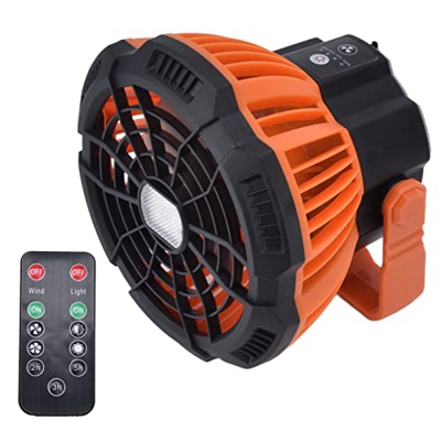 PENO Ventilador de Camping Recargable con Gancho de Carga Cable USB para Tienda de Rescate al Aire Libre para Senderismo