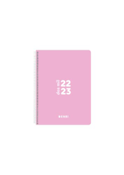 Enri, Agenda 2022 2023 Día Por Página, Tapa Plástico, 11,8 x 16,8cm, Español, Color Rosa precio