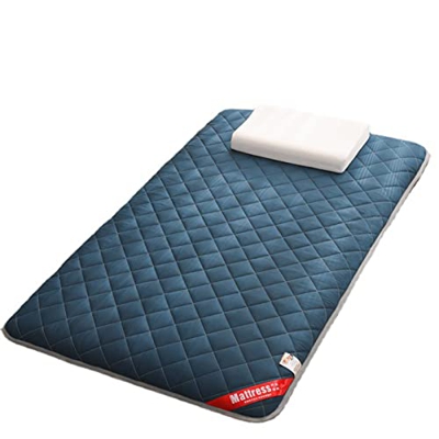 ZENORE Colchn de Piso Colchn de futn, Espesar Tatami Mat Colchoneta para Dormir Colchn Enrollable Plegable Dormitorio Colchn Cojn Tumbona de Piso Almo