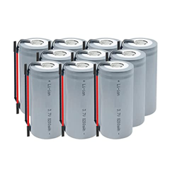 NOOPIOR Batería de 3.7v 8200mah, Recargable para Power Bank Mid Pad PDA Cámara Digital Radio Lámpara LED Impresora portátil luz interfono portátil Ins características