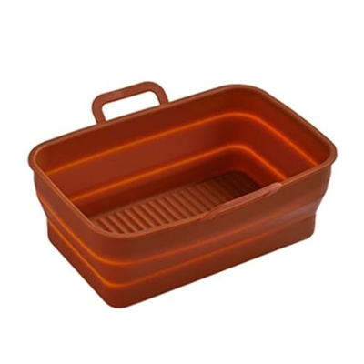 Chniafin Freidores de Aire Reutilizables Mats de freidora de Aire Rectangular Accesorios de Fryer de Aire de Silicona 5 Colores Elija para freidoras d