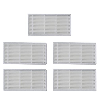 SILVEDA Accesorios de aspirador 5 piezas/lote de robot Partes de aspirador para filtro Hepa apto para liectroux b6009 robot Partes de aspirador (color
