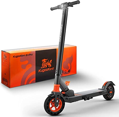 Scooter eléctrico para adulto Kugoo Kirin S1 Pro, motor potente, batería de 7,5 Ah hasta 30 km de autonomía, neumáticos sólidos de 8 pulgadas, Kugoo s