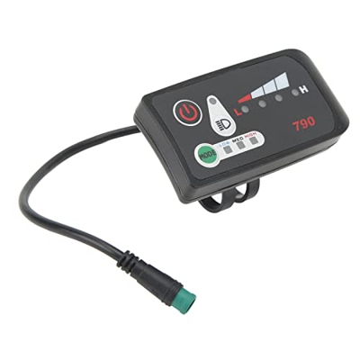 Panel de Control de Pantalla LED de Bicicleta eléctrica, Conector Impermeable 5P, Scooter de Pantalla de Bicicleta eléctrica portátil para modificació