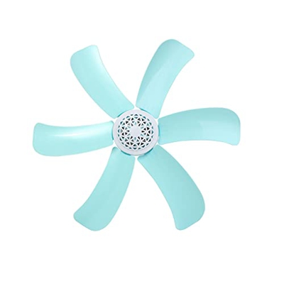 BOKIOESDE Ventilador de techo para dormitorio, Control remoto, plástico, 220V, enfriador para dormir, colgante, exterior, interior, senderismo, pesca,