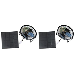 Veemoon 2 Uds. Panel de Casa de Ventilador de Uso de Pulgadas USB Mesa de Escritorio Silenciosa Hogar W Rotación Mini Refrigeración de Pollo con Venti en oferta