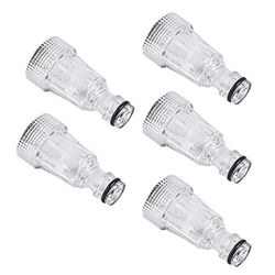 MOSDUE Juego de adaptadores de lavadora a presión para coche, 5 unidades, filtro de agua para máquina limpia, conexión de alta presión, compatible con precio