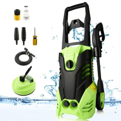 Hidrolimpiadora,2000 W,150 Bar,450 l/h,Limpiadoras a presión,Manguera de 5m,Limpiadora de Alta presión, para Lavado de Autos, terraza y hogar, Compact precio