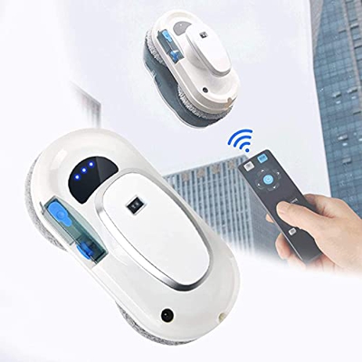 FMOPQ Window Cleaning Robot Vacuum Remote Control Robotic Vacuum Cleaner for Windows Glass Tiles Bathroom Cleaning with Multiple Safety Guarantee