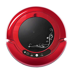 Robot Vacuum Cleaner Household Silent Automatic Sweeper Chi Red ABS Material Tempered Glass Suitable for Pet Hair Carpet Hard Floor en oferta