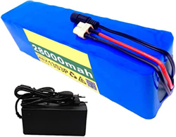 GZYHDC 28 AH Batería de Bicicleta eléctrica - Batería de 48 V para Tubo Oral para 250 W ~ 1000 W Motor, batería de Litio para Bicicleta eléctrica, BMS precio