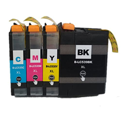BAQU para Brother 535XL 539XL Reemplazo De Cartucho De Tinta Compatible DCP-J100 DCP-J105 MFC-J200 MFC-J3270 MFC-J3520 1 Set precio