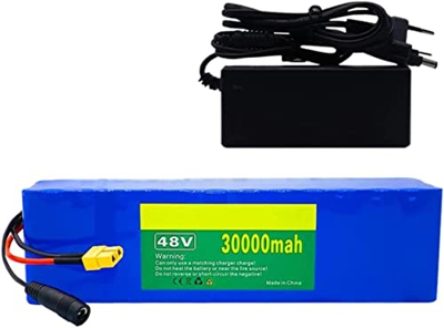 GZYHDC EBIKE 48V 30AH Batería, batería de Litio para Bicicleta eléctrica con Cargador y BMS, para Motor de Bicicleta eléctrica 1000W 750W 500W