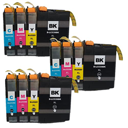 BAQU Reemplazo De Cartucho De Tinta Compatible con LC539XL LC535XL para Brother LC539 LC535 Uso con DCP-J100 DCP-J105 MFC-J200 MFC-J3270 MFC-J3520 Imp precio