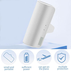 Onlynery Cargador de teléfono pequeño - Batería de Cargador Ligero de 4800 mah | Cargador de teléfono inalámbrico con Salida de 5 V/2 A y Entrada de 5 precio