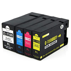 BAQU Reemplazo de Cartucho de Tinta compatilble 1100XL para Canon Maxify MB2010 MB2110 MB2710 Impresoras 1 Set precio